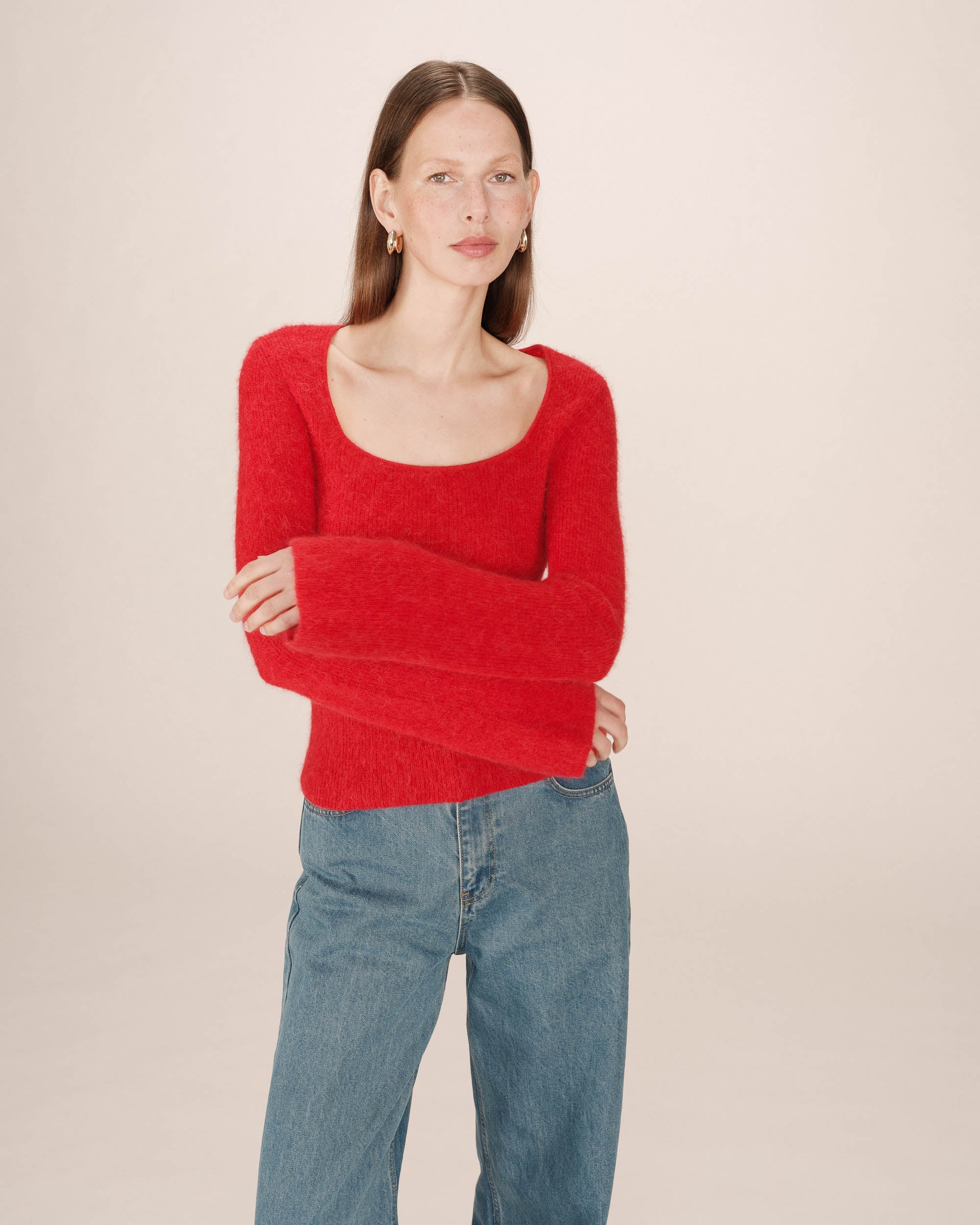 Sakura Red Jumper