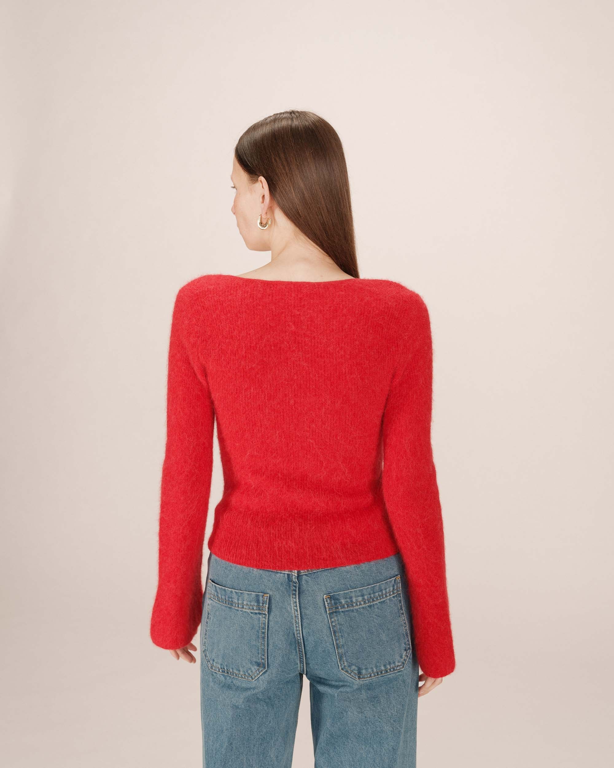 Sakura Red Jumper