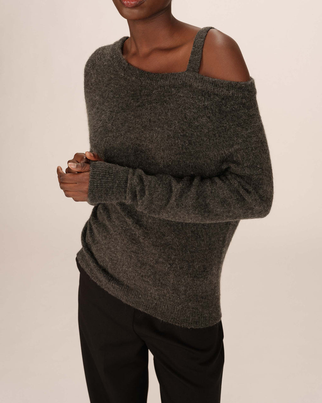 Anthracite Asymmetric Jumper Samantha