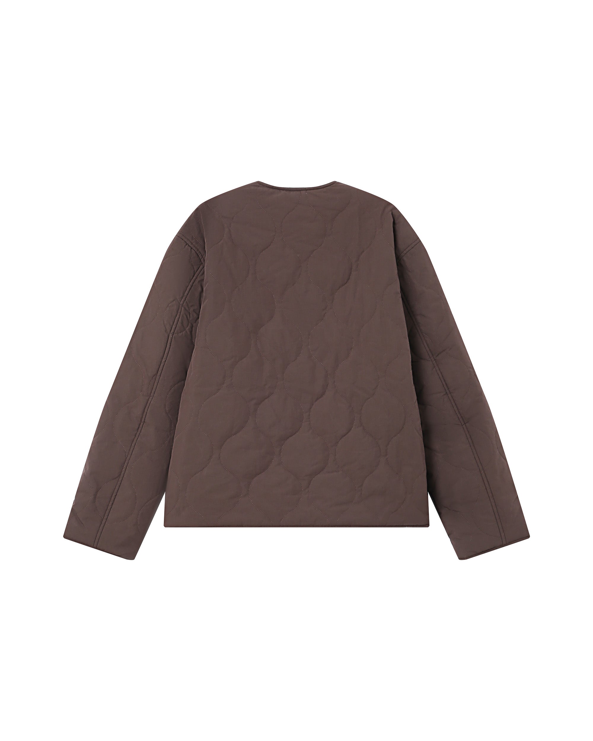 Chocolate Quilted Puffer Jacket Shania