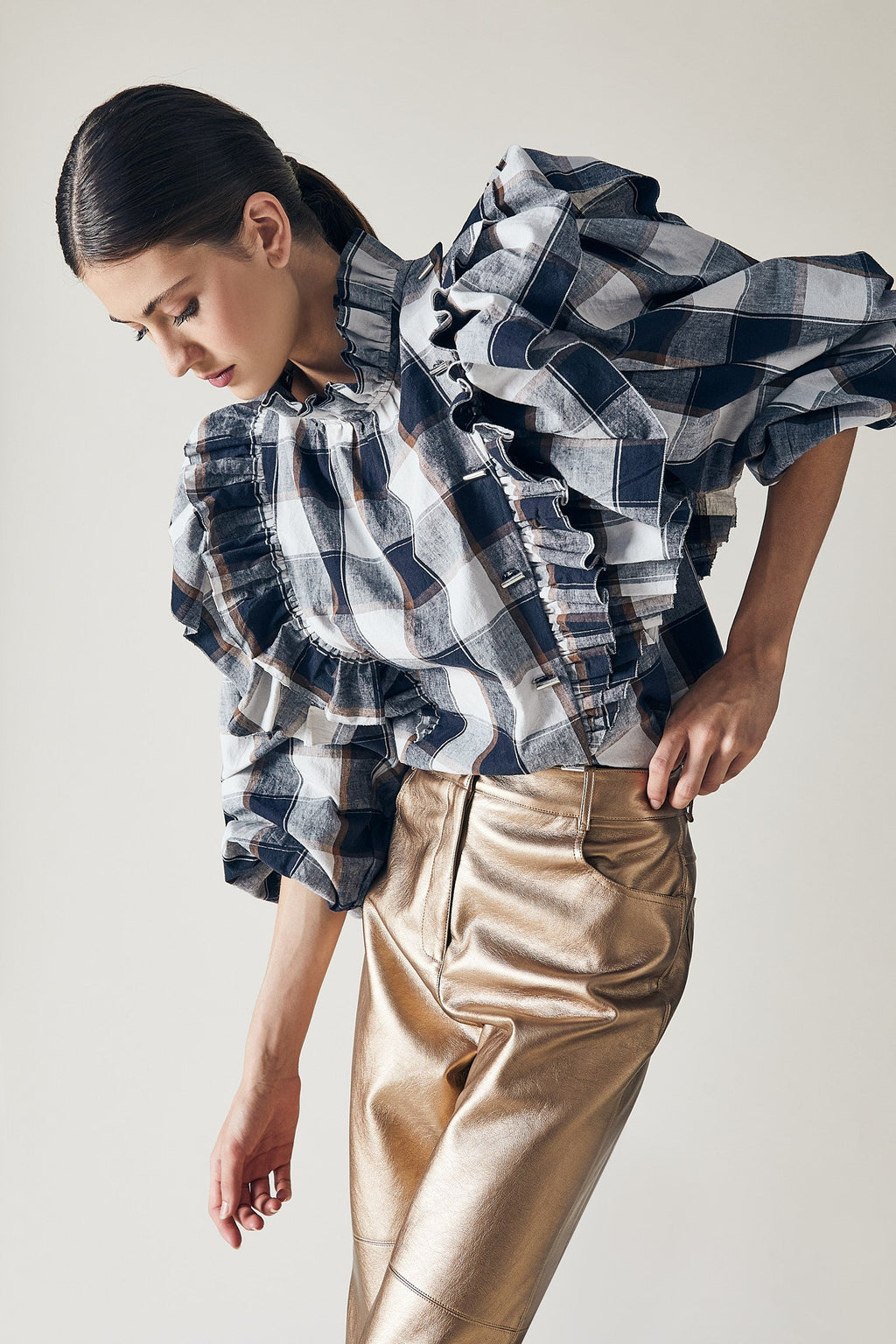 Marlon Gold Trousers