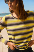 Sweater - Faustine - Yellow And Black