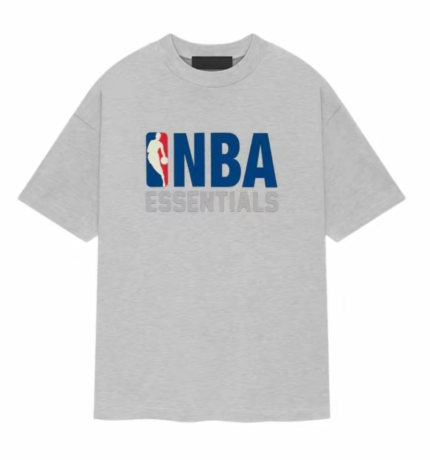 Essentials x NBA T-Shirt – Fear of God Essentials – Light Heather
