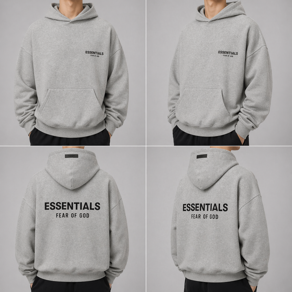 Essentials Hoodie – Fear of God Essentials – Dark Oatmeal