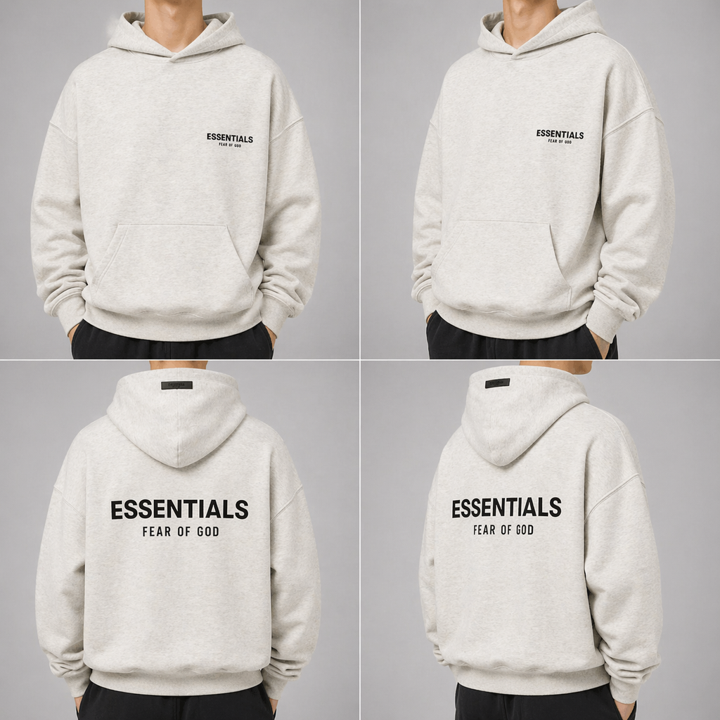 Essentials Hoodie – Fear of God Essentials – Light Oatmeal