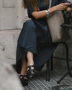Sandales Inès - Cuir Noir - Femme