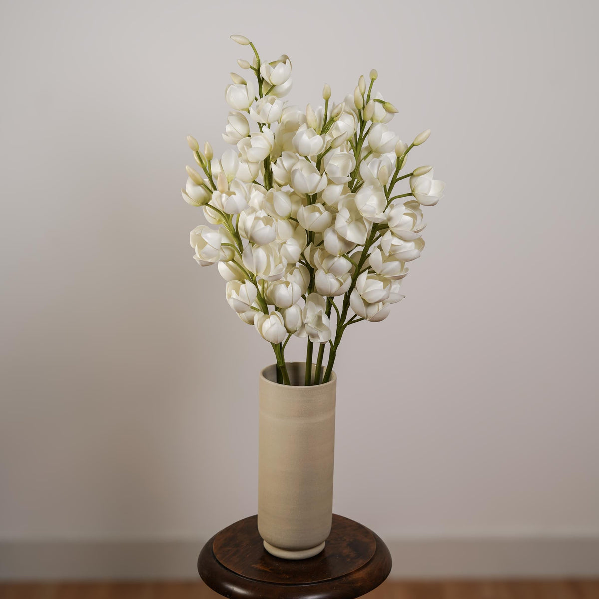 Flor De Yuca Artificial Blanca