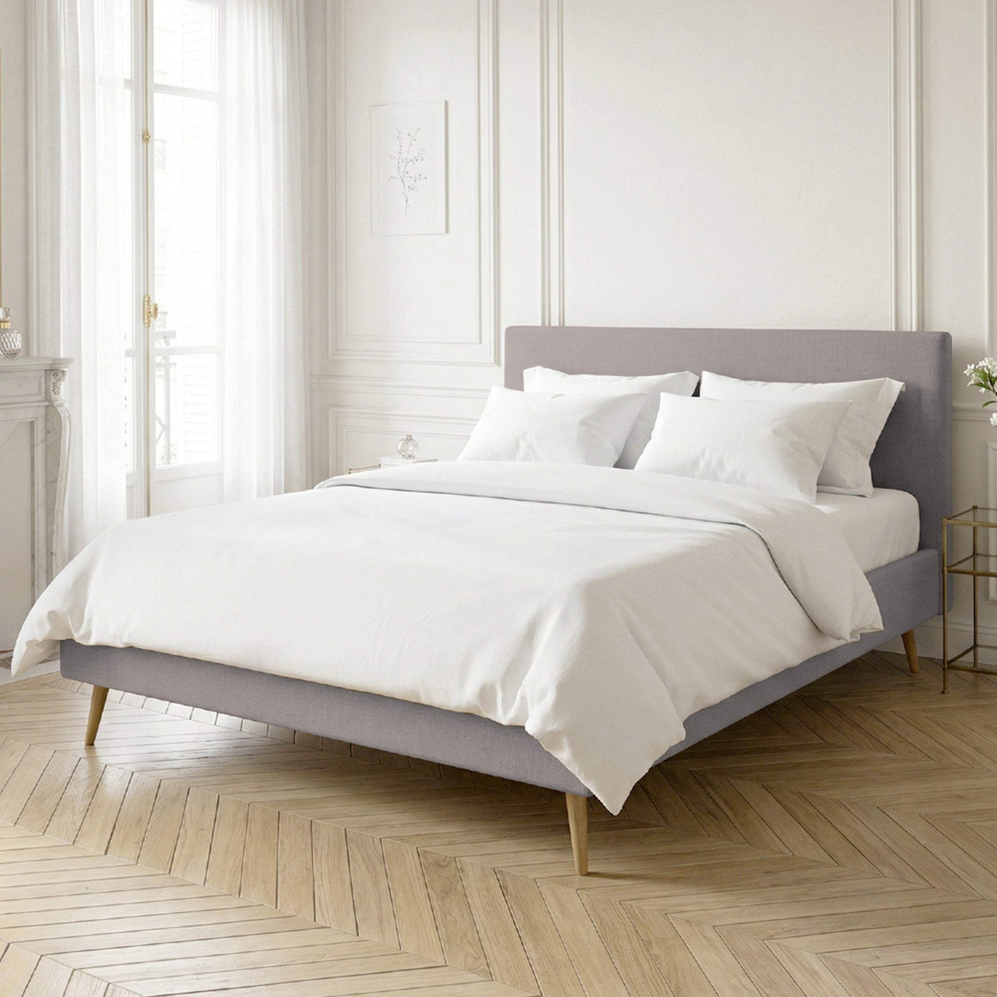 Flore Bed with Slatted Base