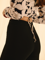 Top frío Jasmin anudado