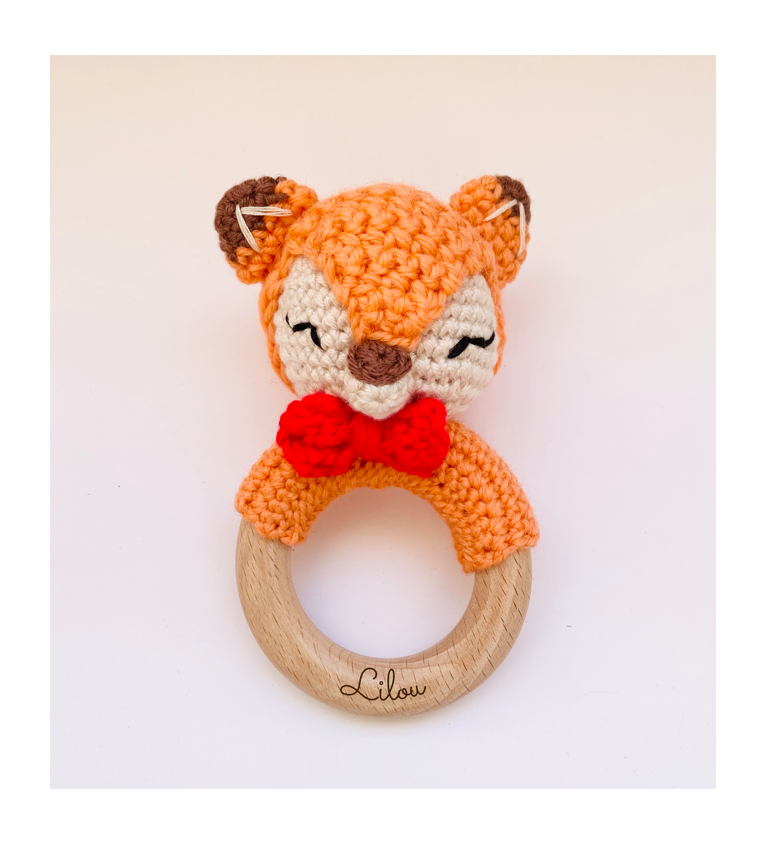Hochet En Crochet Pour Bébé Personnalisé