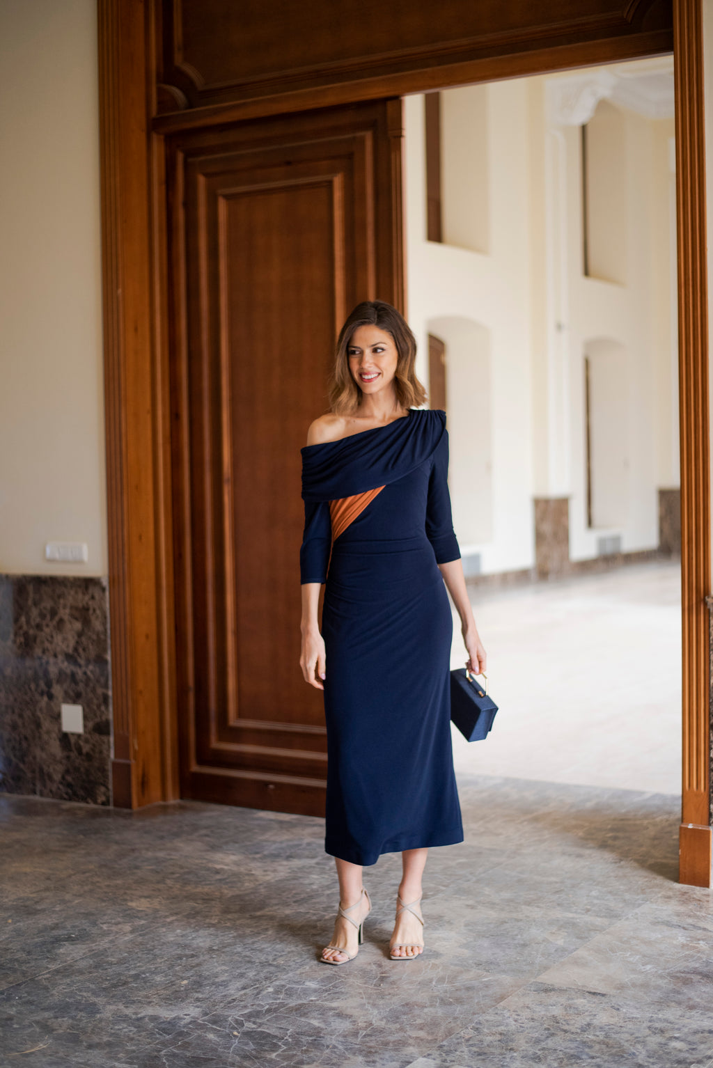 Robe Francesca - Bleu Marine