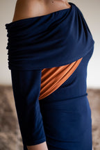 Robe Francesca - Bleu Marine