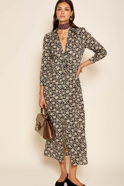Franchi Carnation Olive Dress