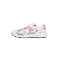 Baskets New Balance G408 Junior - Blanc, Rose, Gris