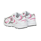 Baskets New Balance G408 Junior - Blanc, Rose, Gris