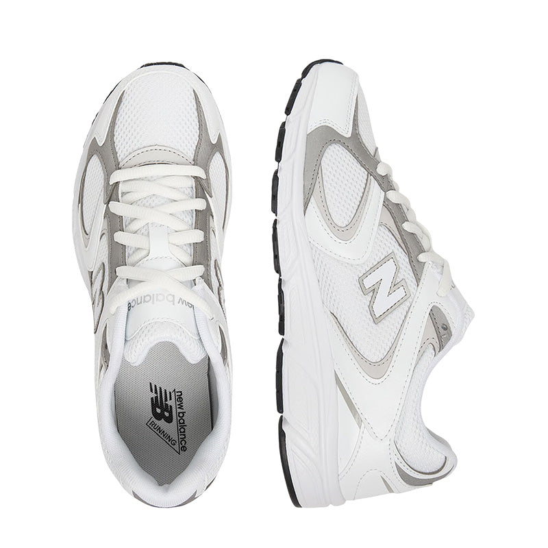 Baskets New Balance G408 Junior - Blanc, Gris, Noir