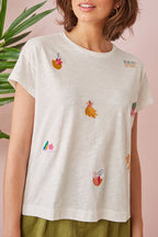 Gaia Tee Shirt - Cream