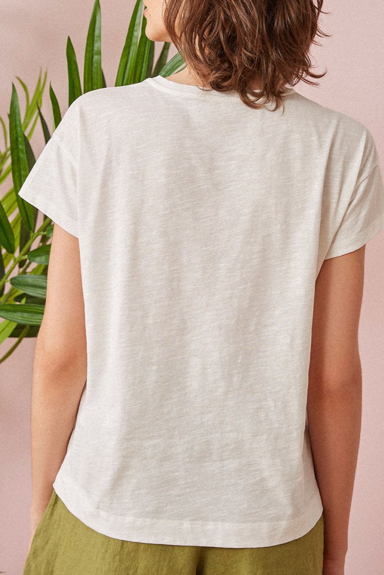 Gaia Tee Shirt - Cream