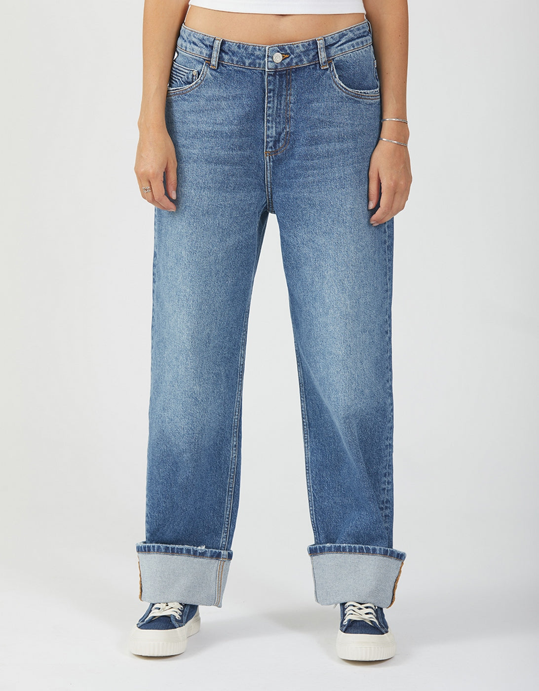 Gaia Loose Straight Jeans - Dnm V-378 - Women
