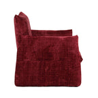 Galatea - Fauteuil Fixe 1 Place - Tissu - Rouge