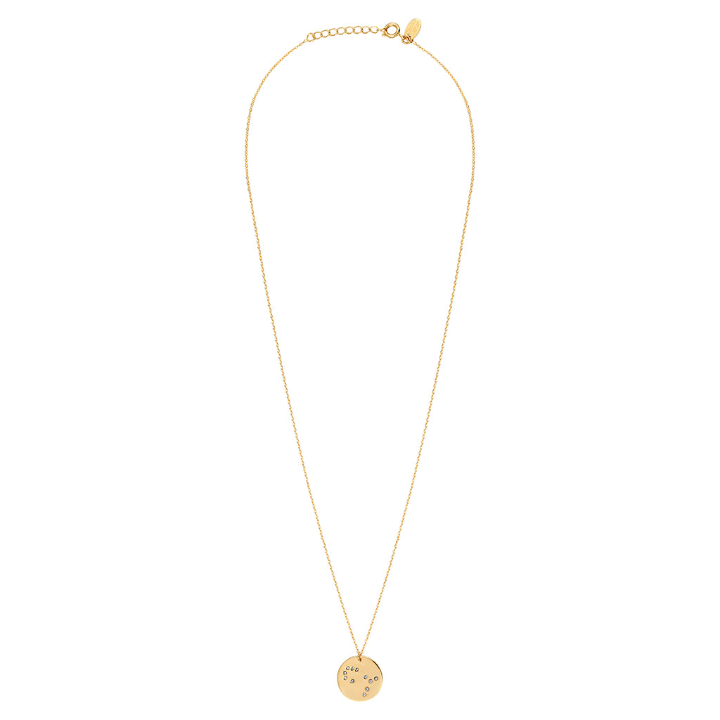 Gold Galaxy Gemeaux Necklace