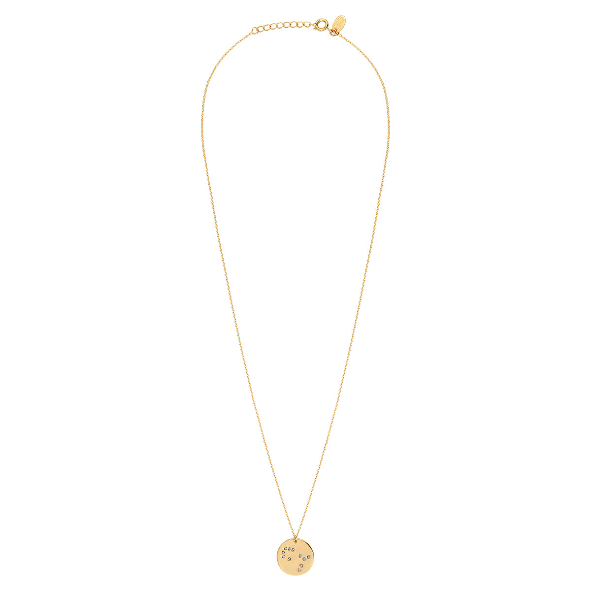Gold Galaxy Gemeaux Necklace
