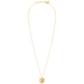 Gold Virgo Galaxy Necklace