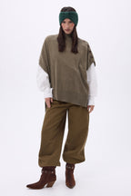 Fascia Gala - Verde bottiglia - Donna - 100% cashmere
