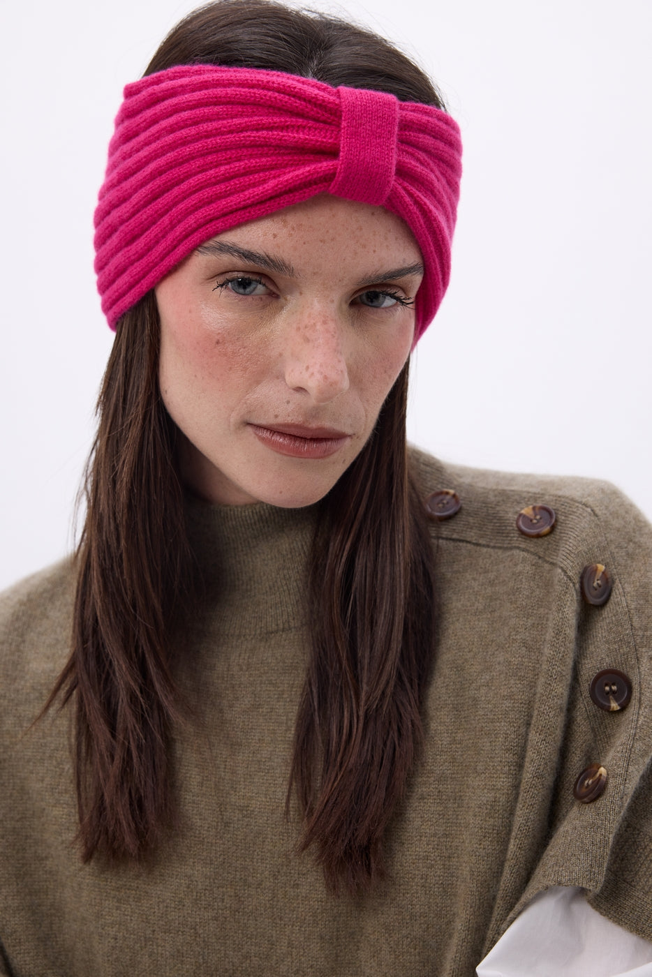 Fascia Gala - Fucsia - Donna - 100% Cashmere
