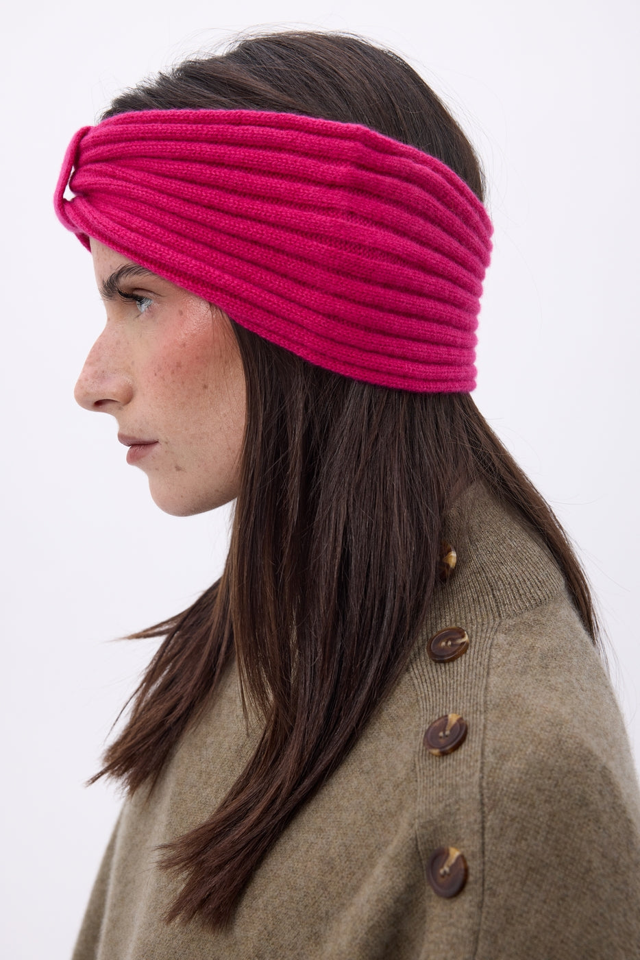 Fascia Gala - Fucsia - Donna - 100% Cashmere