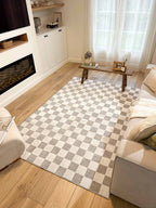 Garden Rug 1036 - Abstract Pattern - Gray - Indoor