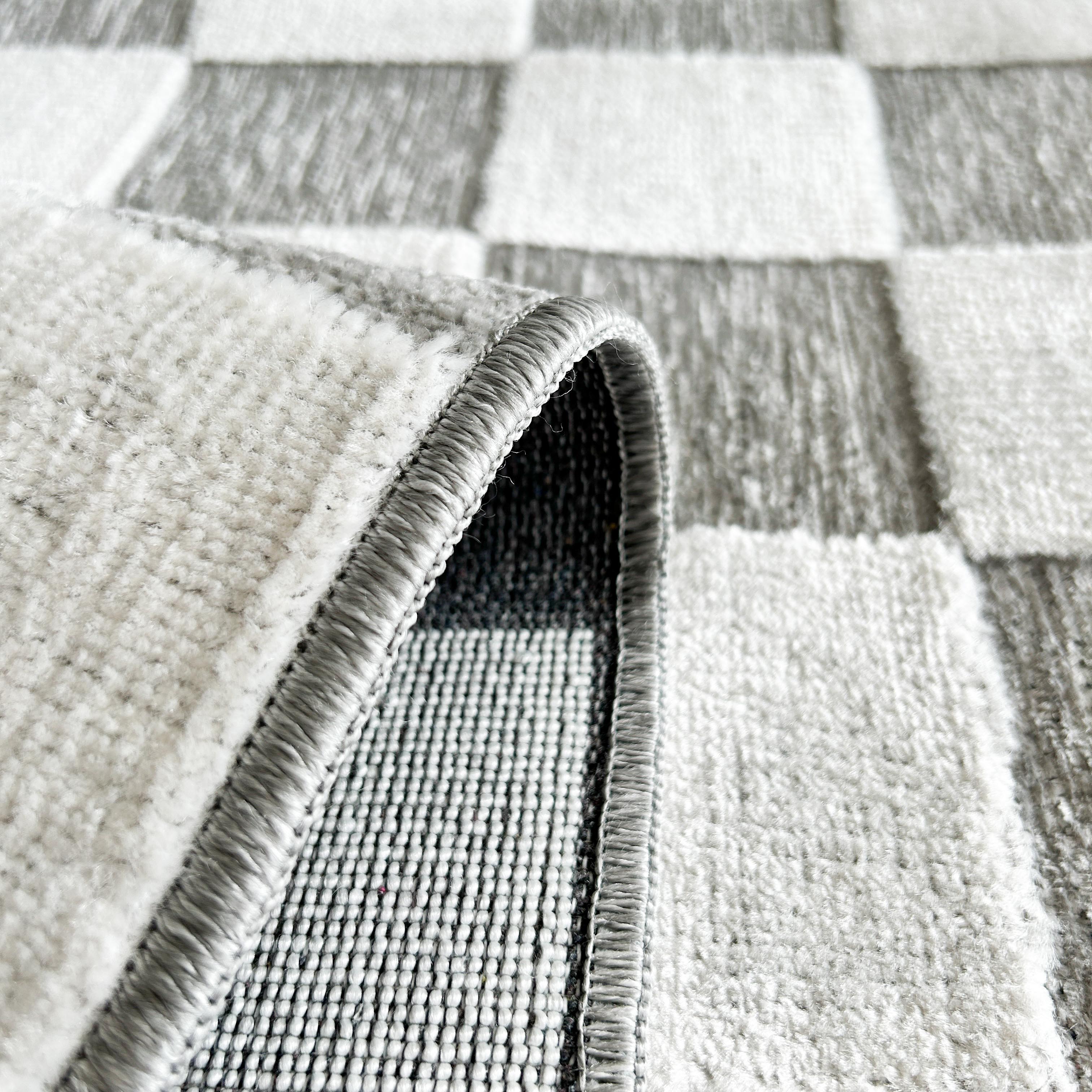 Garden Rug 1036 - Abstract Pattern - Gray - Indoor