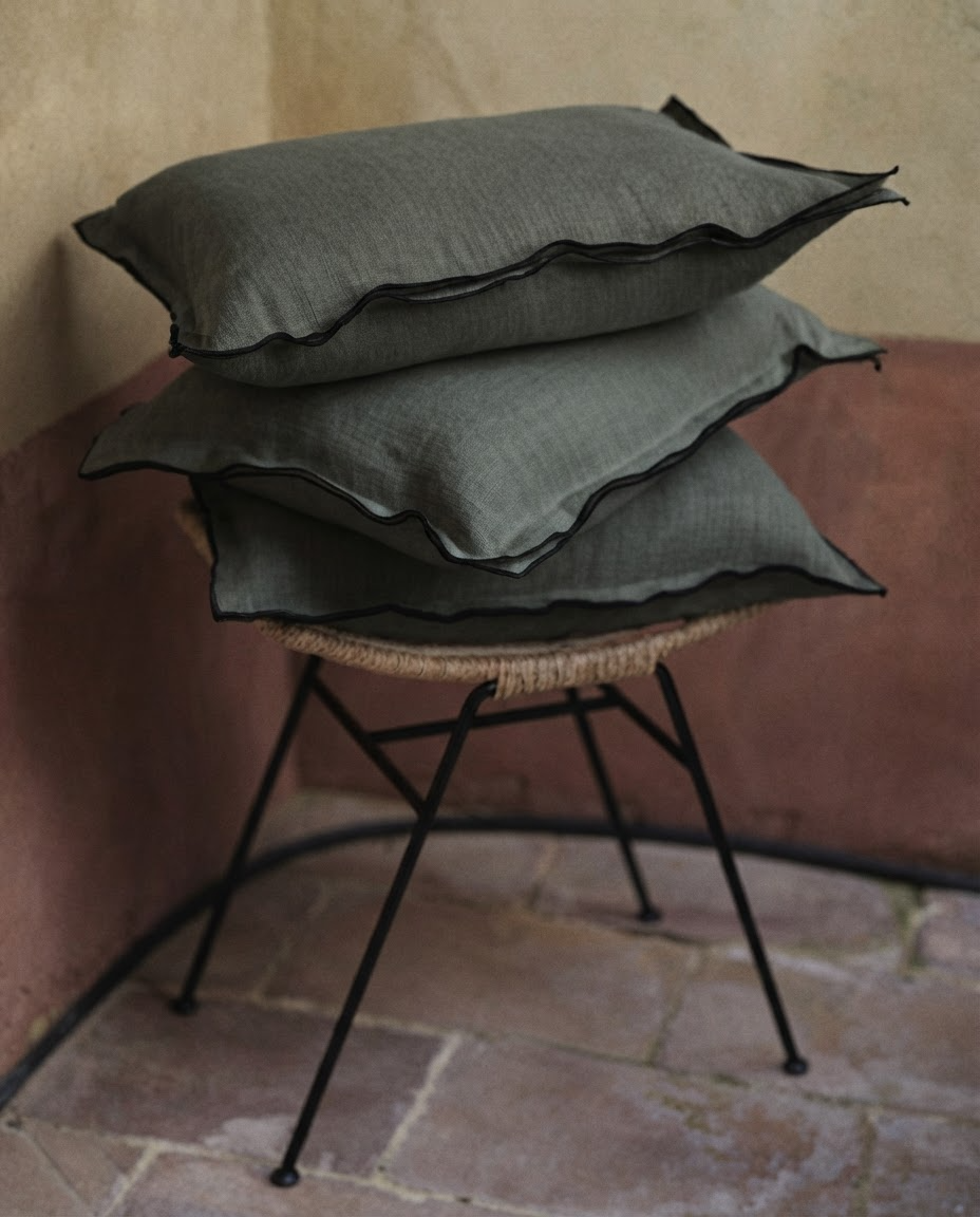 Gareth - Housse De Coussin - Lin