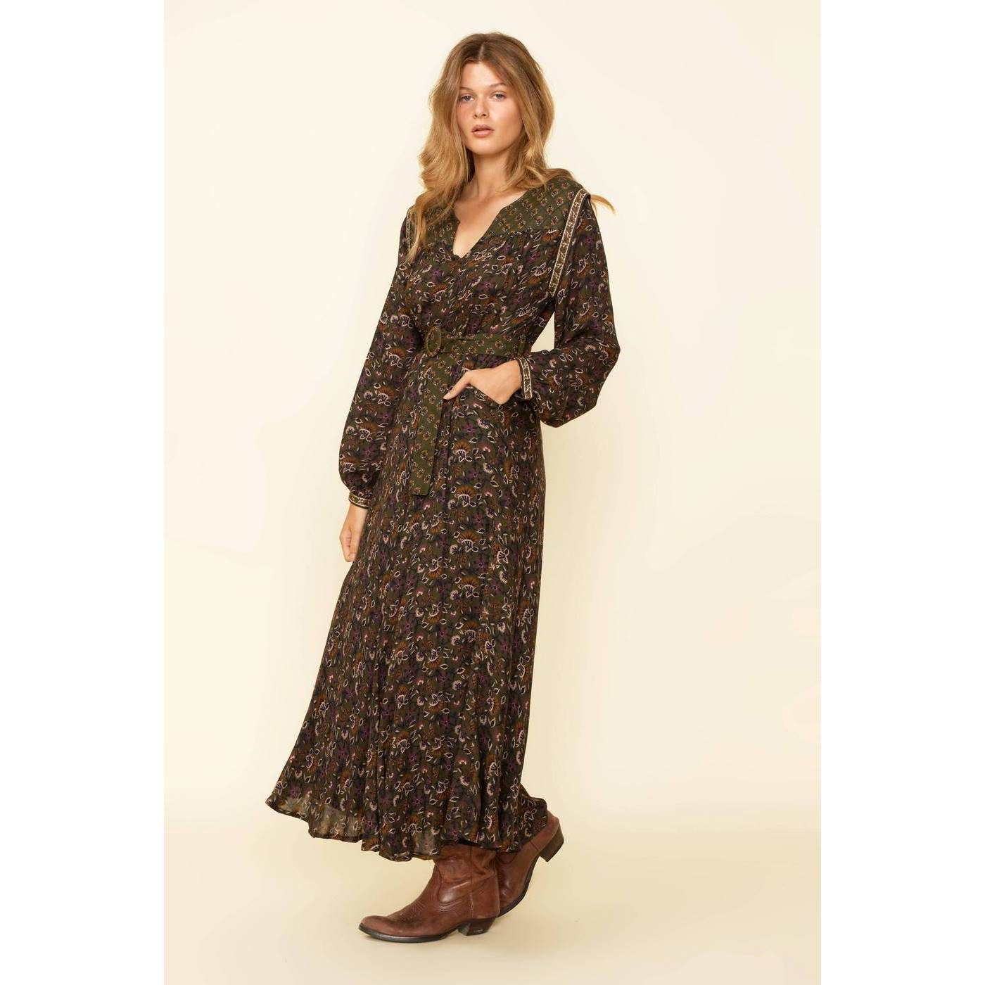 Vestido Gastine - Caqui