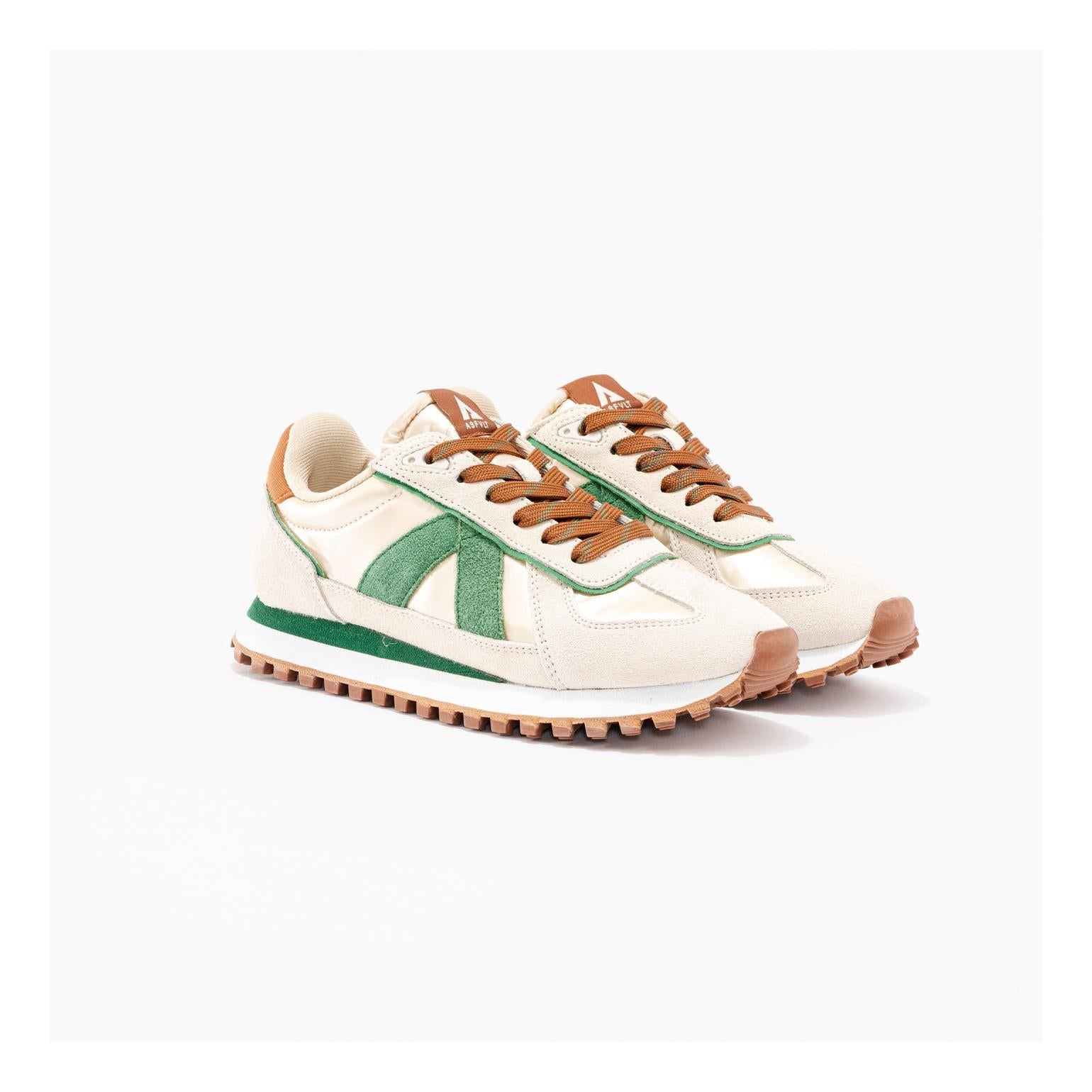 Zapatillas Gate Turtle-Verde-Cognac