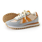 Gate Sneakers - Blue/Beige/Cognac Croc