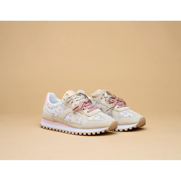Zapatillas Gate - Crema / Tweed Blanco