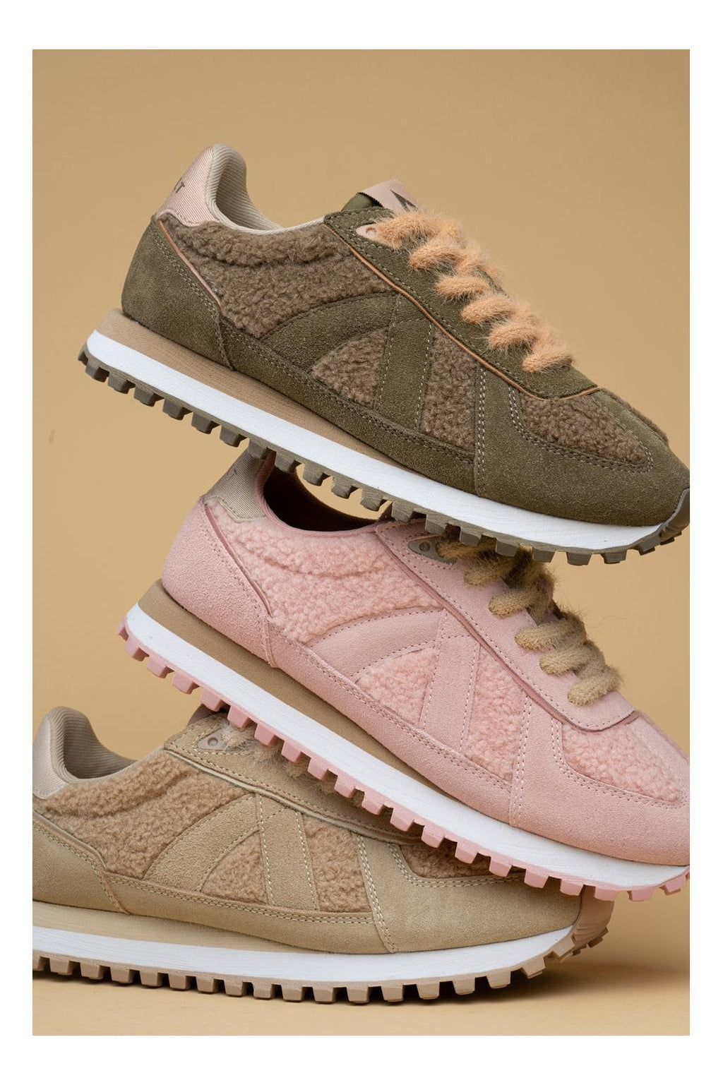 Sneakers Gate Army-Tan-Sherpa