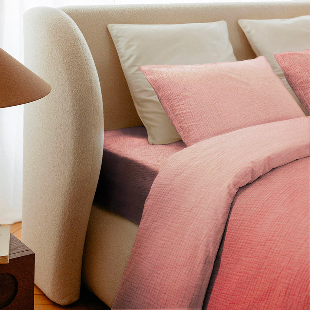 Housse de couette Gaze de coton - 4 coloris au choix