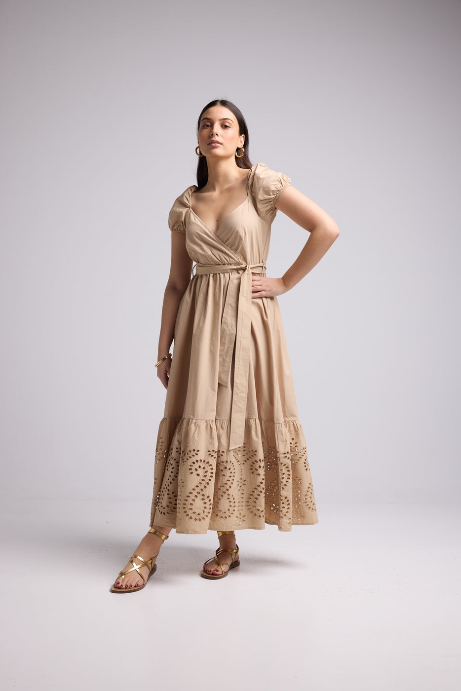 Vestido Largo - Gena - Beige
