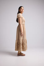 Vestido Largo - Gena - Beige