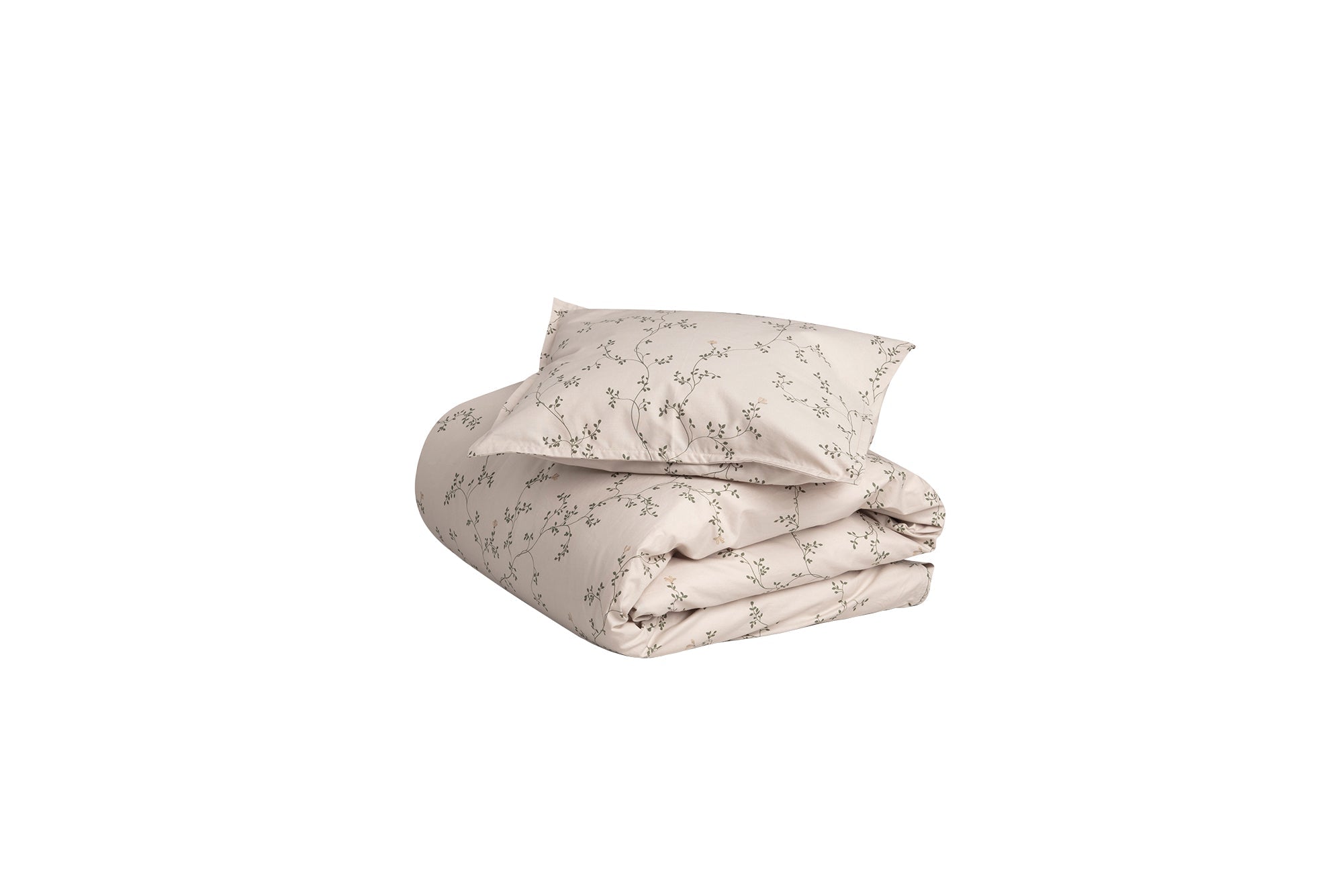 Parure De Lit Bébé En Percale - Botanique