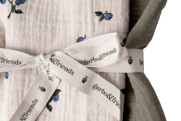 2-Piece Muslin Blanket - Blueberry