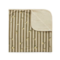 Jersey Blanket - Stripe Prune