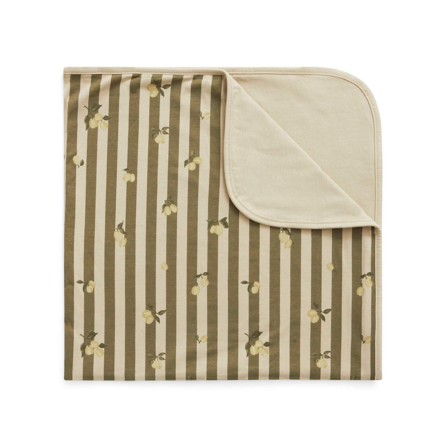 Jersey Blanket - Stripe Prune