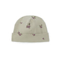 Bonnet En Jersey Côtelé - Prune Green