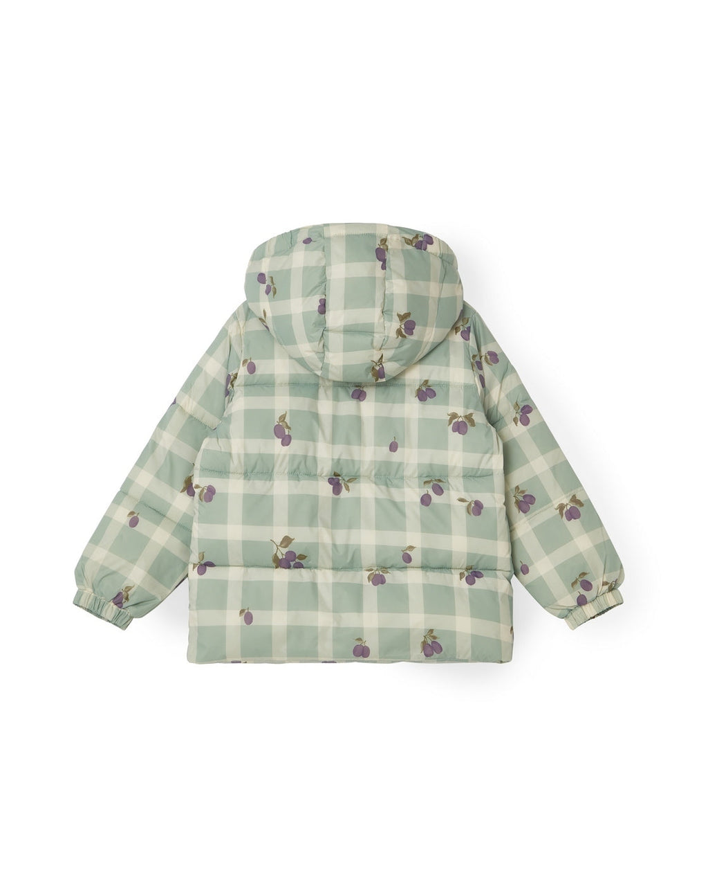 Veste Bouffante - Prune Check