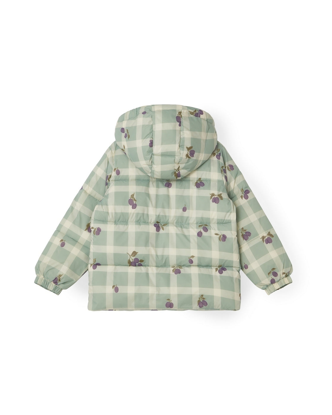 Veste Bouffante - Prune Check