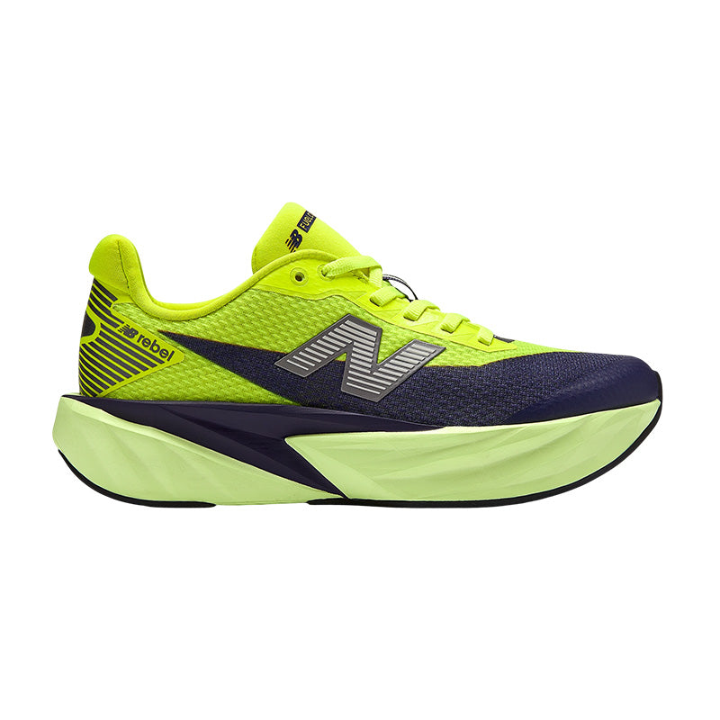 Baskets Femme New Balance Fuelcell Rebel V5 - Jaune, Marine