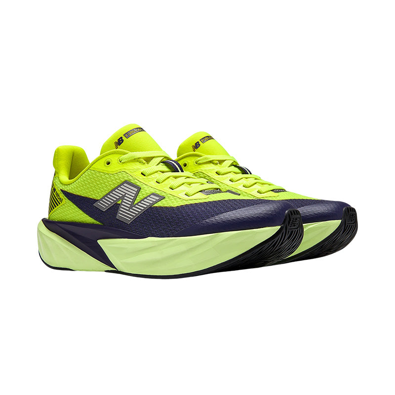 Baskets Femme New Balance Fuelcell Rebel V5 - Jaune, Marine